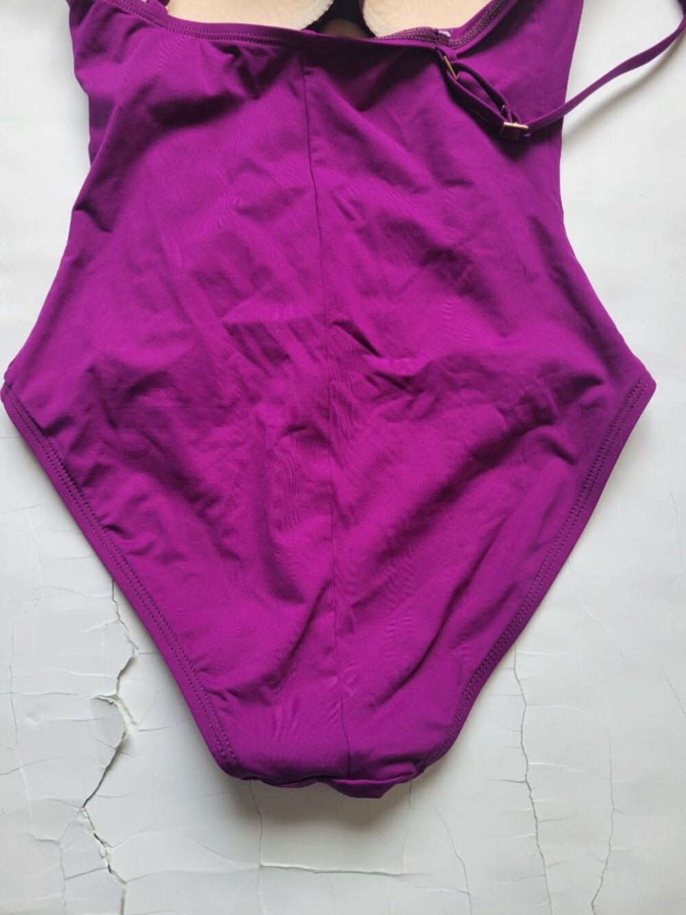 La Blanca by Rod Beattie 1 Piece Bright Pink Swimsuit Womens Size 6 Tall Beach - Picture 8 of 12